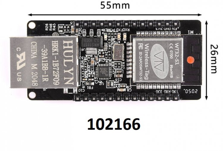 ESP32 ARDUINO WT32-ETH01 v. 1.4 - Kliknutm na obrzek zavete