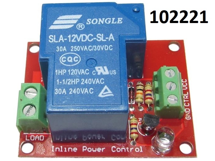 Modul rel 230V/30A spnn TTL vstupem - Kliknutm na obrzek zavete