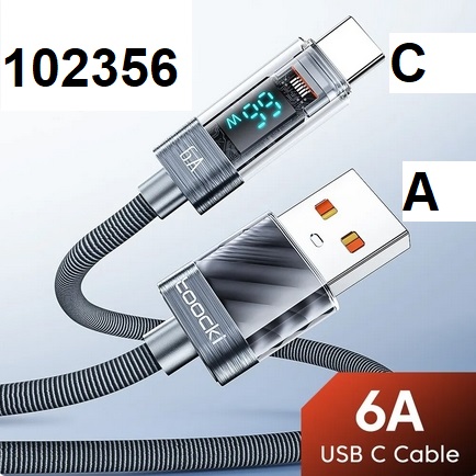 Kabel USB A - C data nabjen 1m display nabjecho vkonu ve W - Kliknutm na obrzek zavete