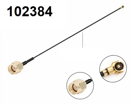 Pigtail SMA roub samice - micro IPEX , kabel RG1,13mm - 25cm - Kliknutm na obrzek zavete