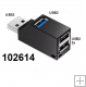 HUB USB 3.0+2.0 bezkabelový mini 3-port HUB USB 3.0+2.0 bezkabelový mini 3-port